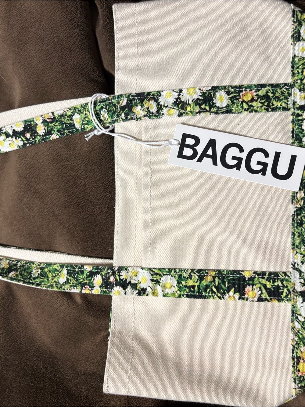 BAGGU Canvas Tote Daisy